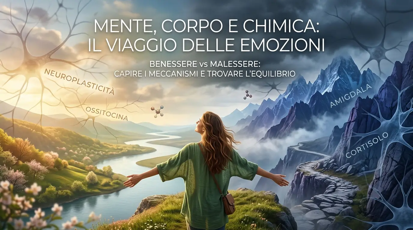 Mente, Corpo e Chimica: Come Comprendere e Riconnettersi alle Emozioni di Benessere